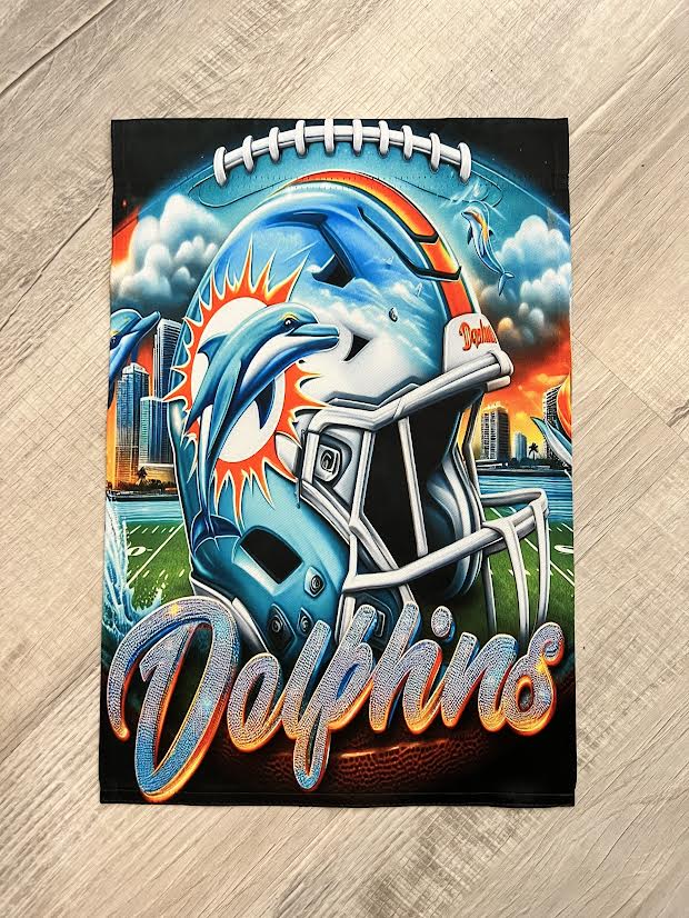 Dolphins NFL Garden Flag