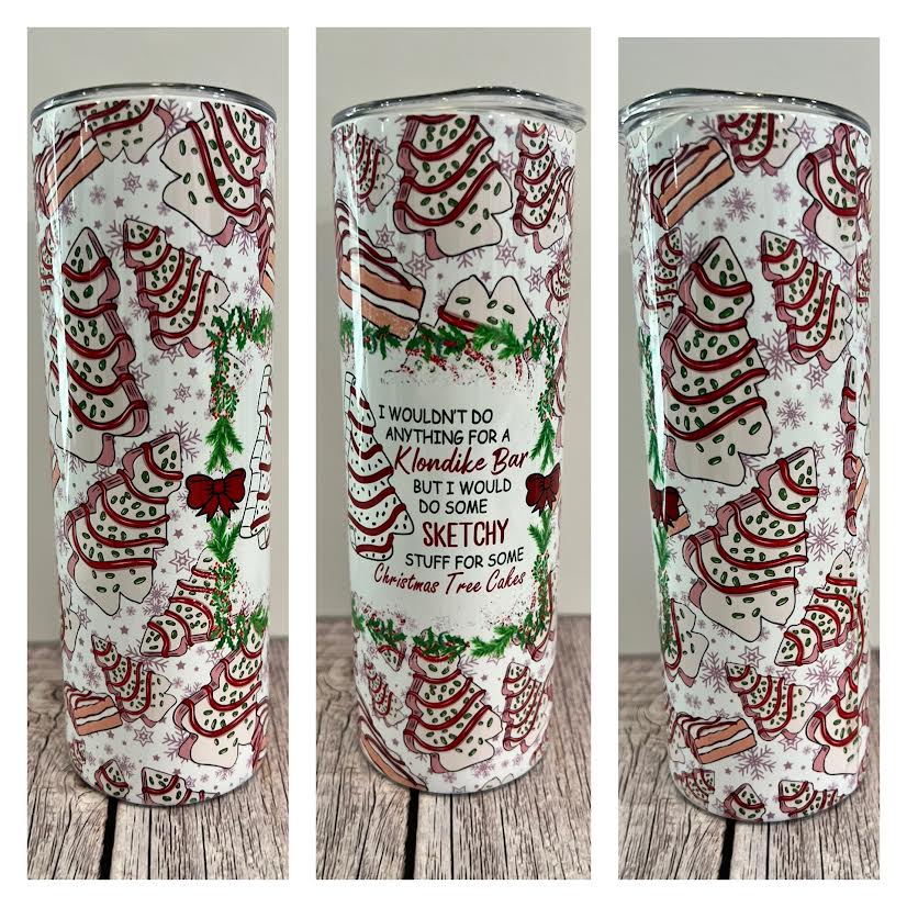 Christmas Tree Cakes 20oz Tumbler