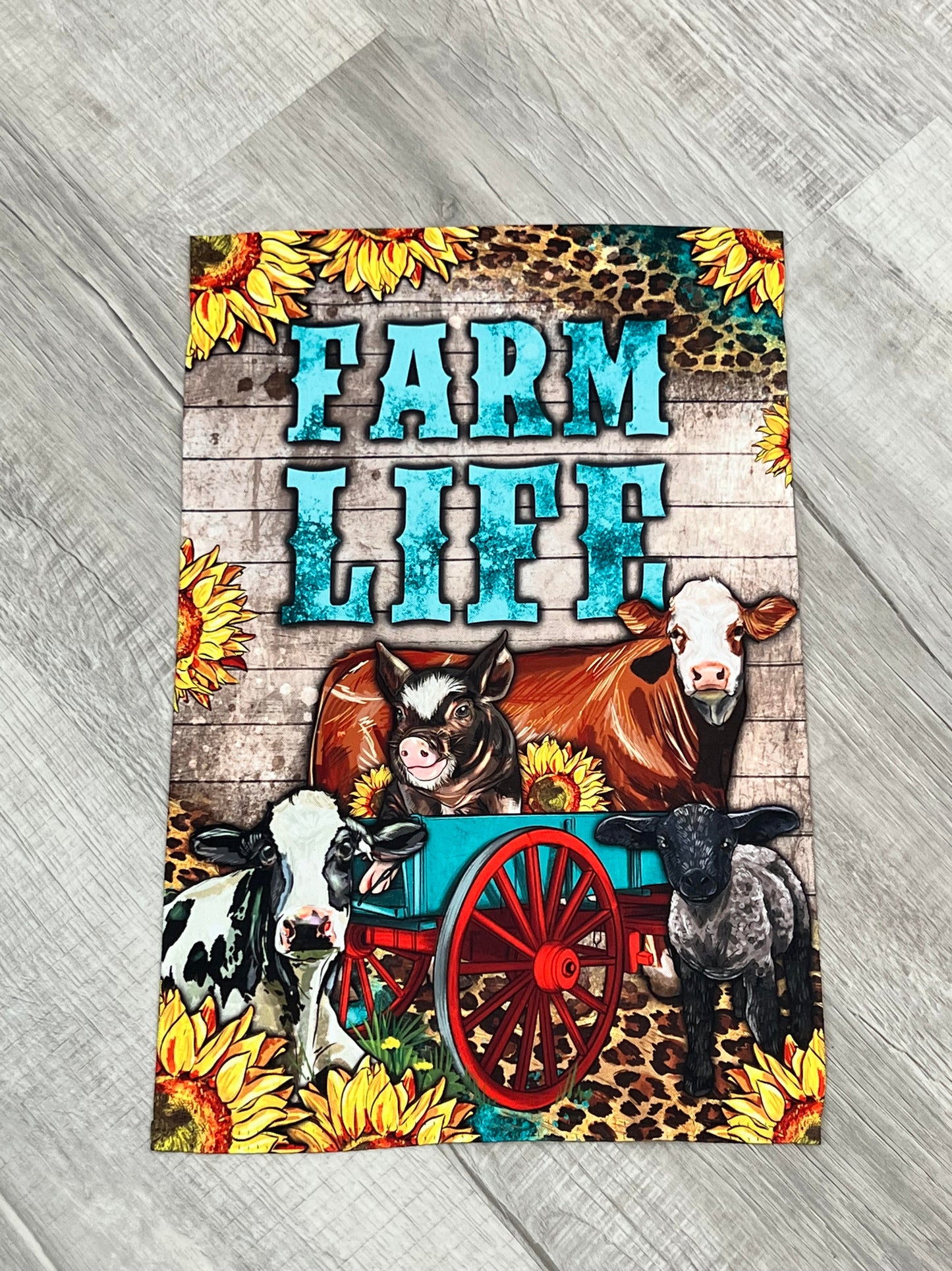 Farm Life Garden Flag
