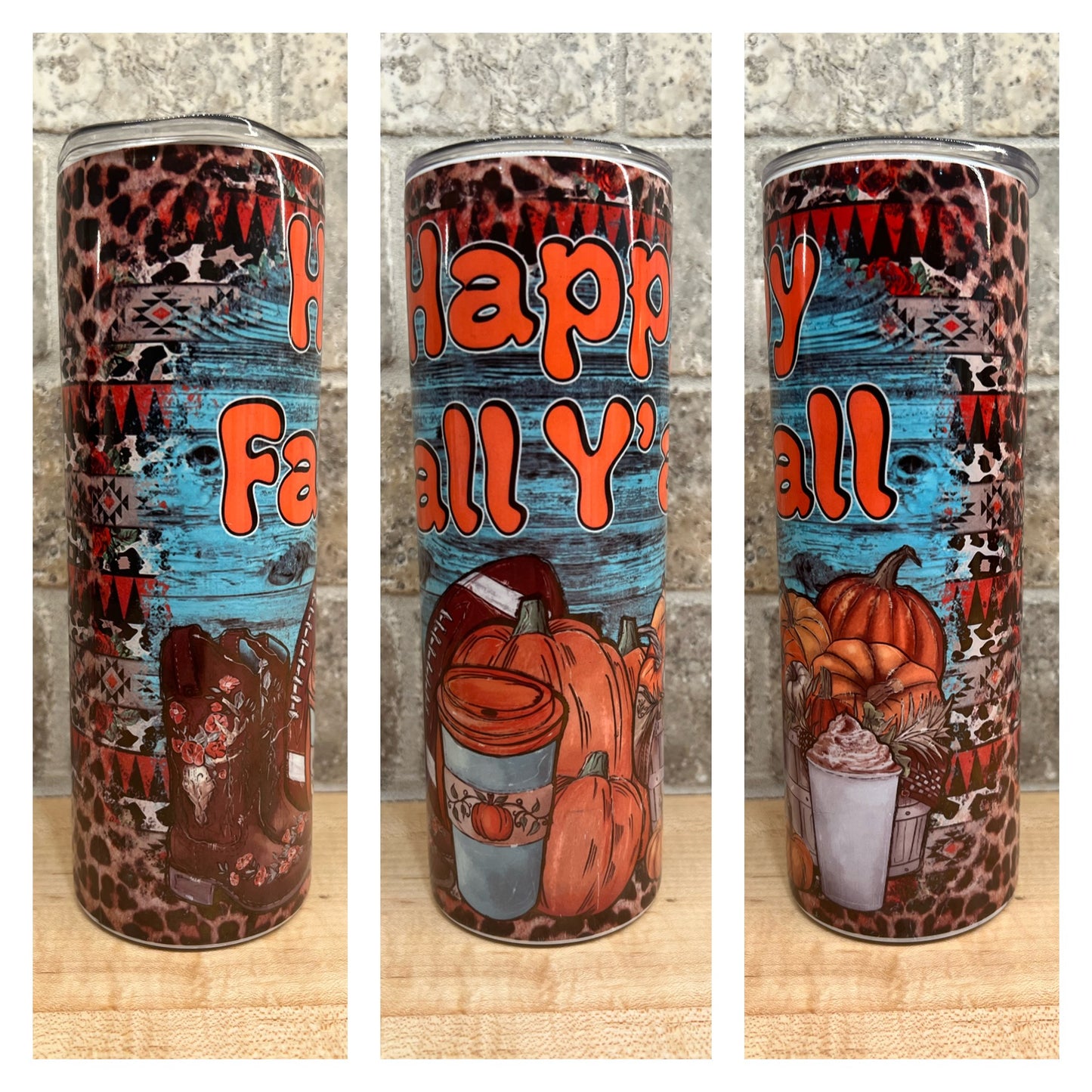 Happy Fall Yall 20oz Tumbler