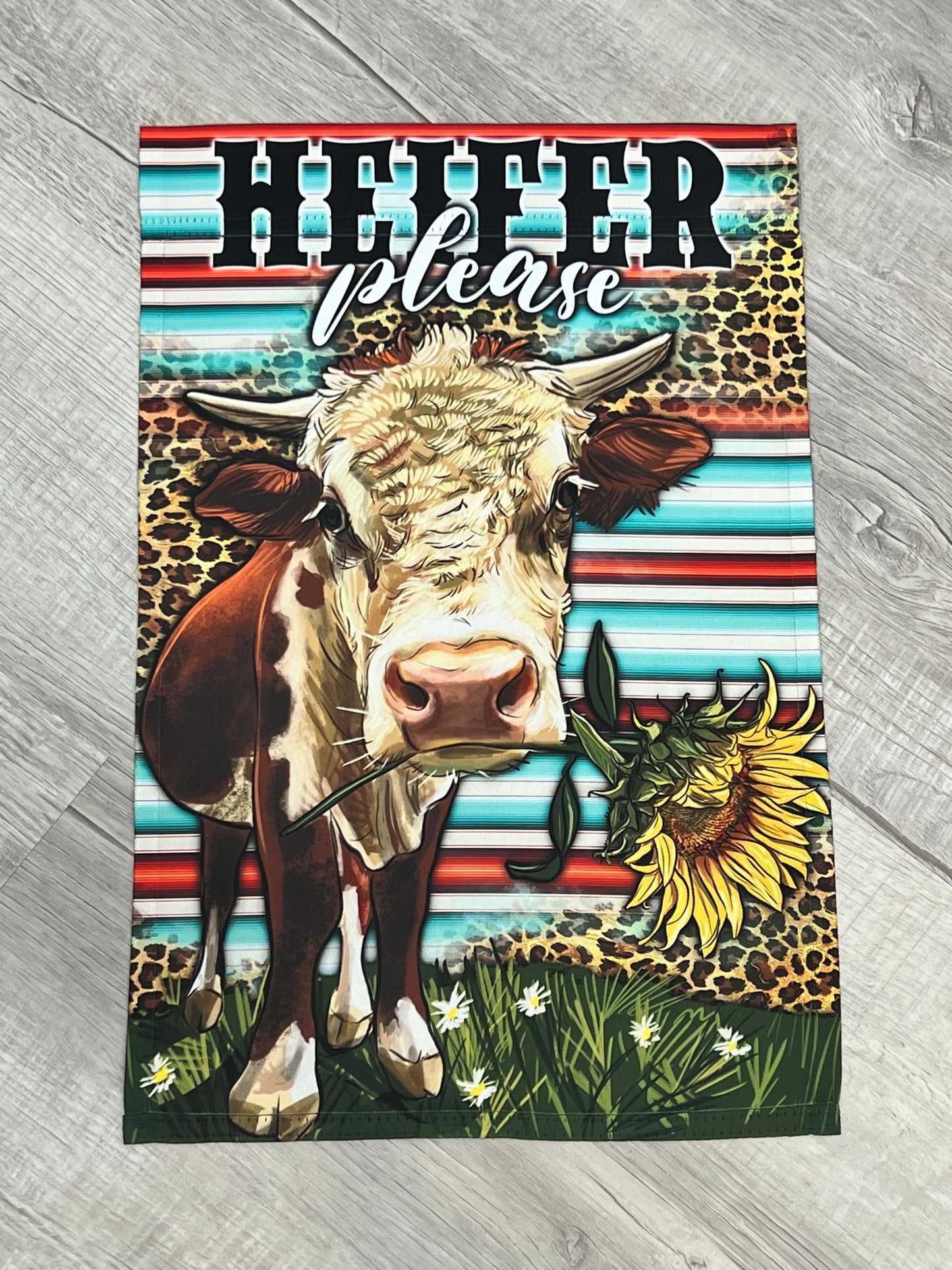 Heifer Please Garden Flag