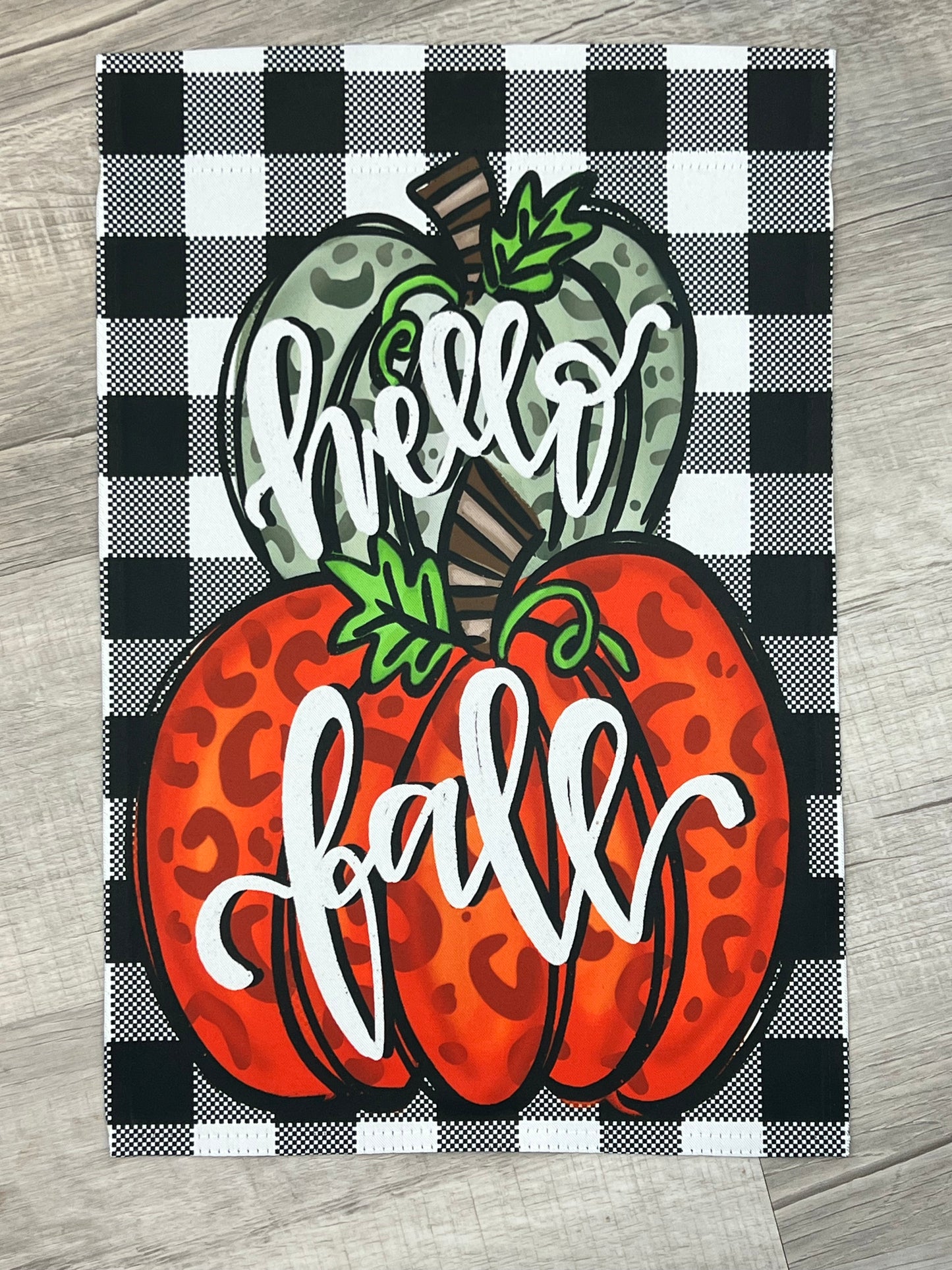 Hello Fall Garden Flag