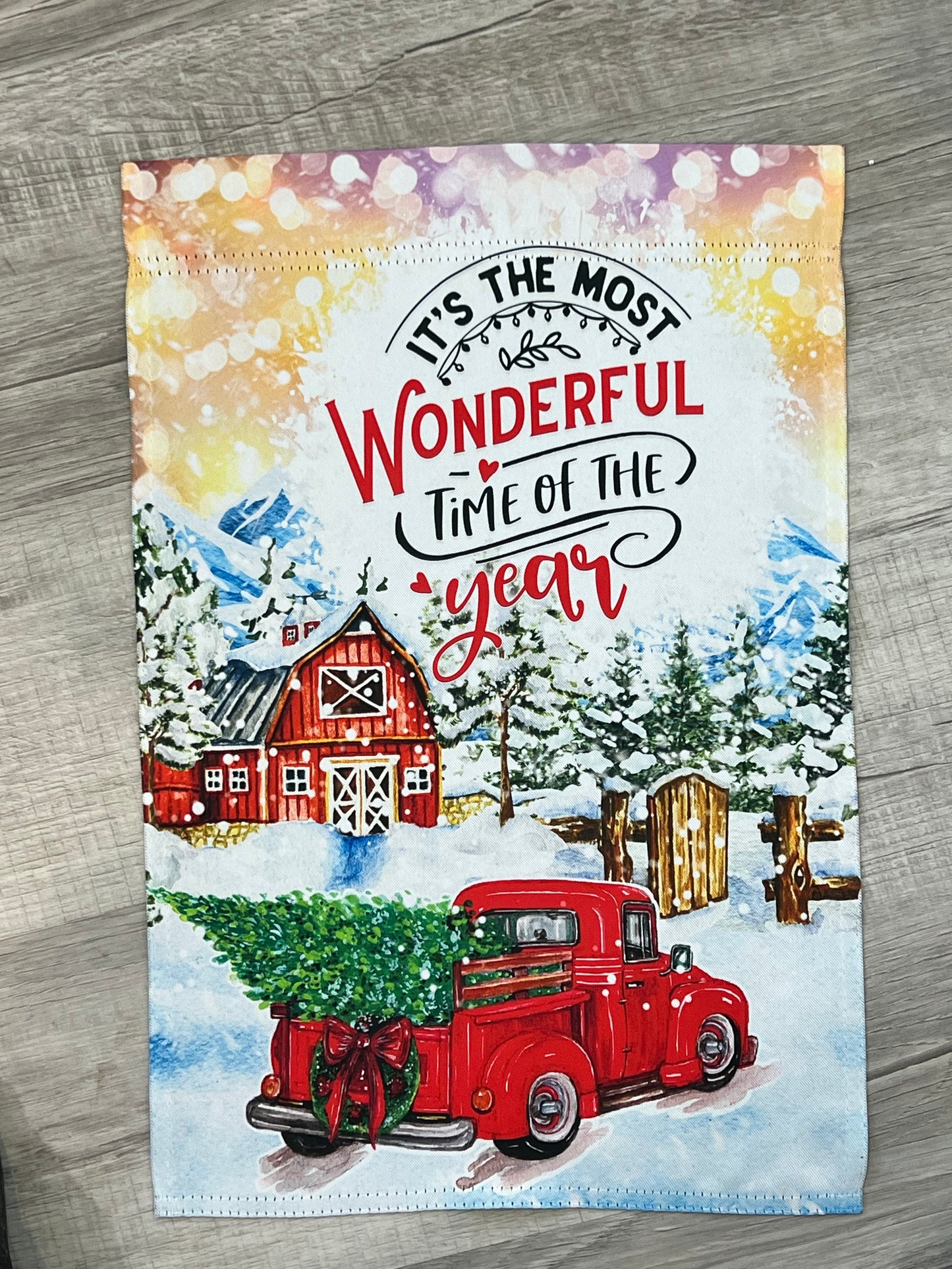 Its the Most Wonderful time of the Year Garden Flag