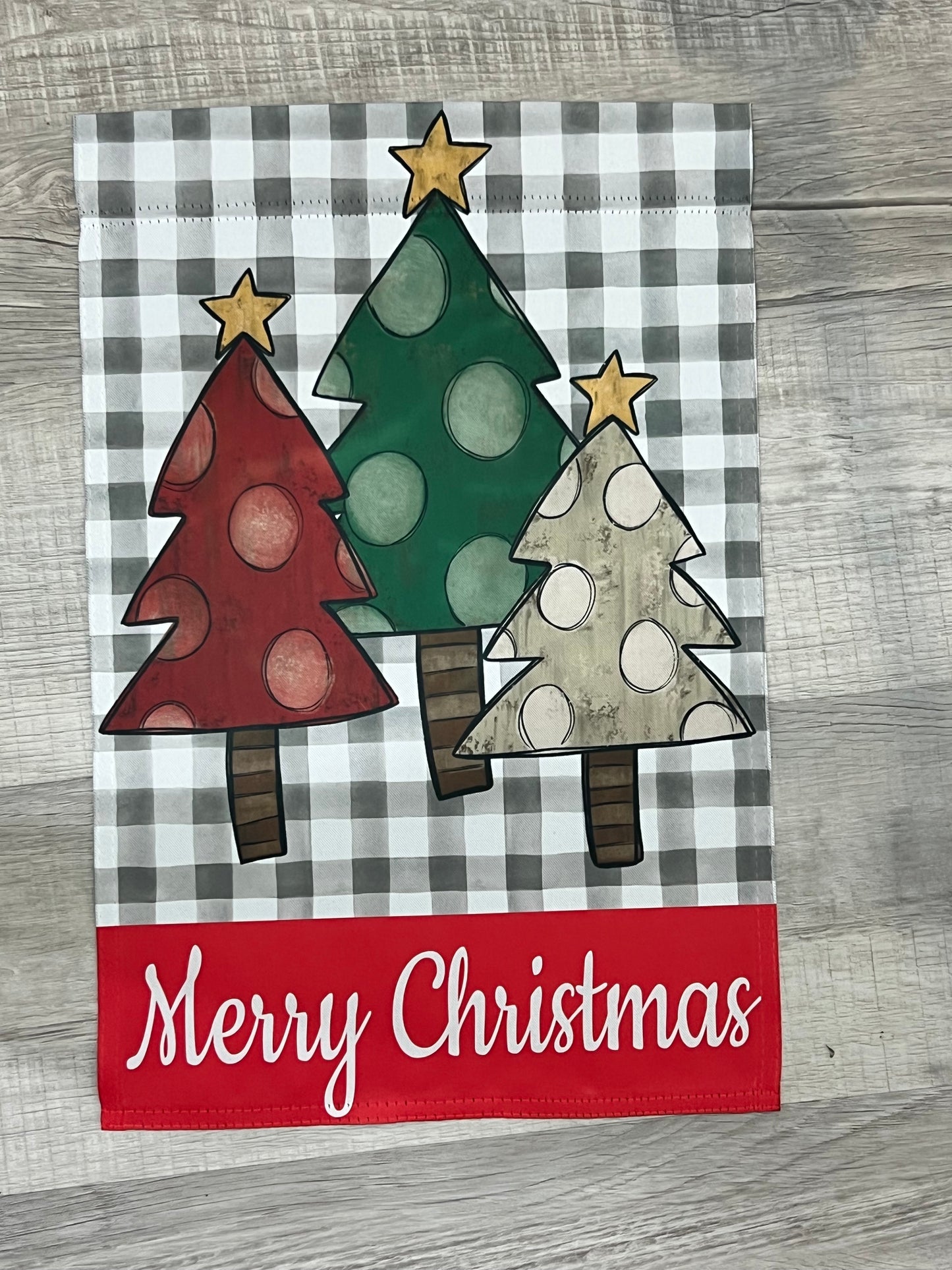 Merry Christmas with 3 Trees