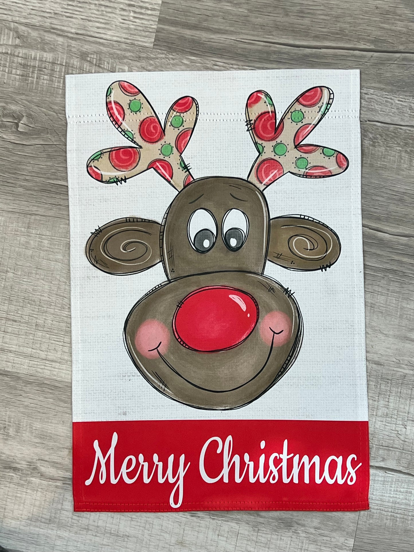 Reindeer Garden Flag