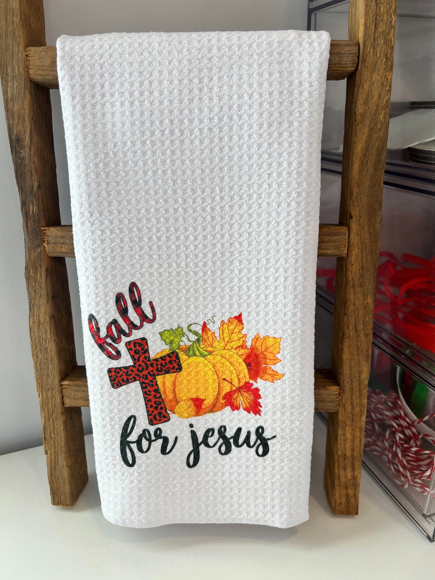 Fall for Jesus Hand Towel