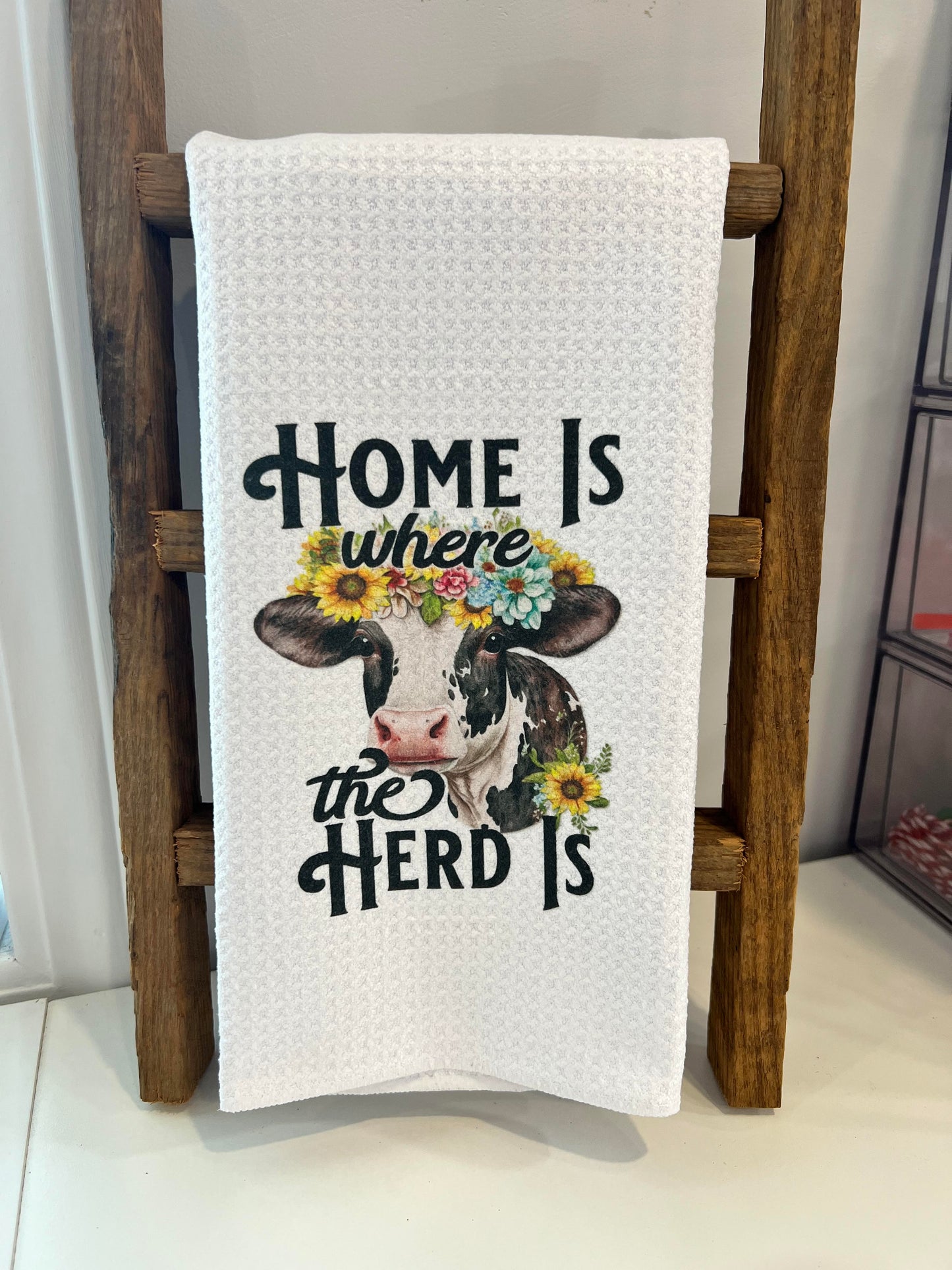 Home is where the Herd Is Towel