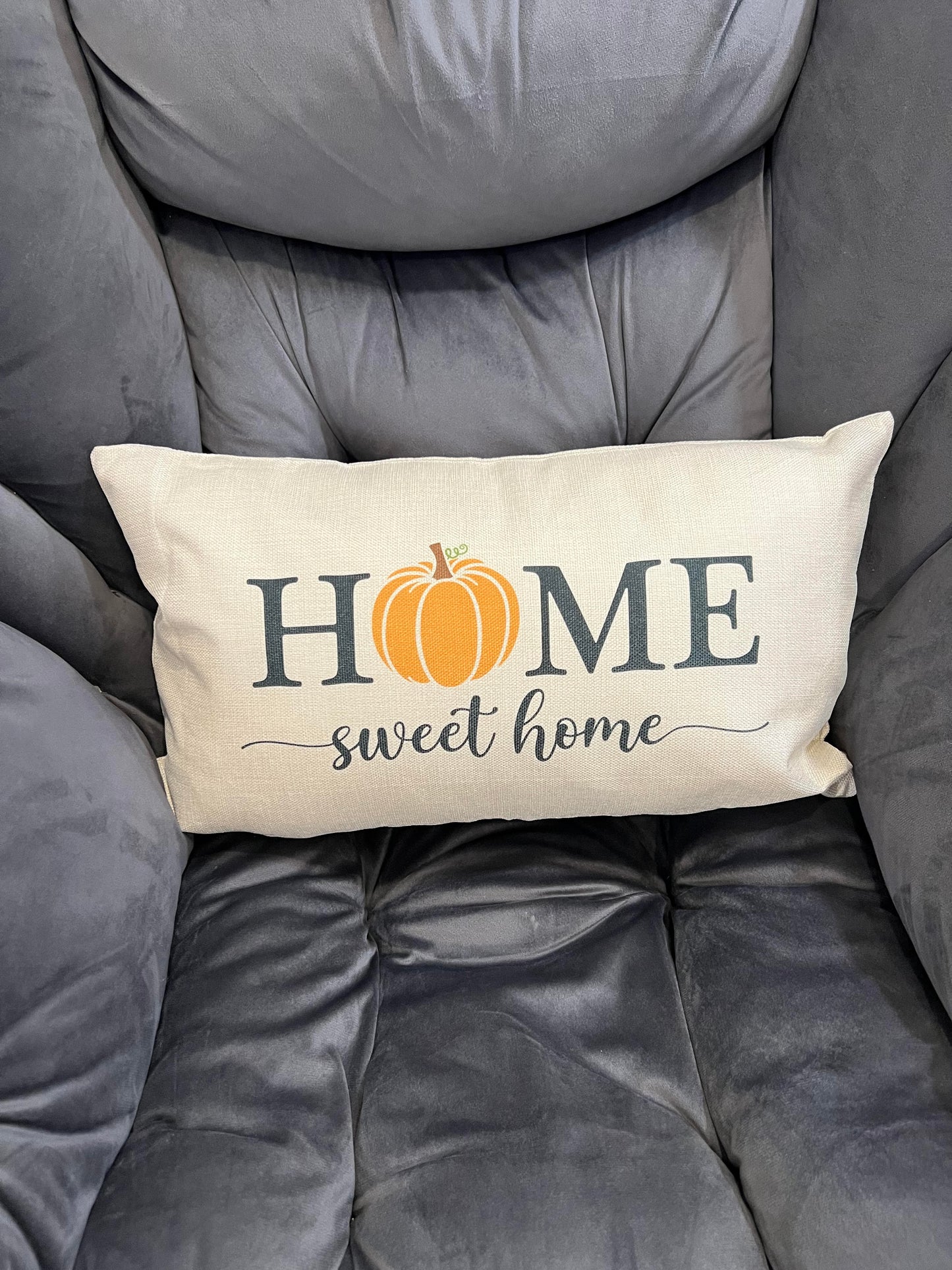 Home Sweet Home w/ Pumpkin Pillow Cover