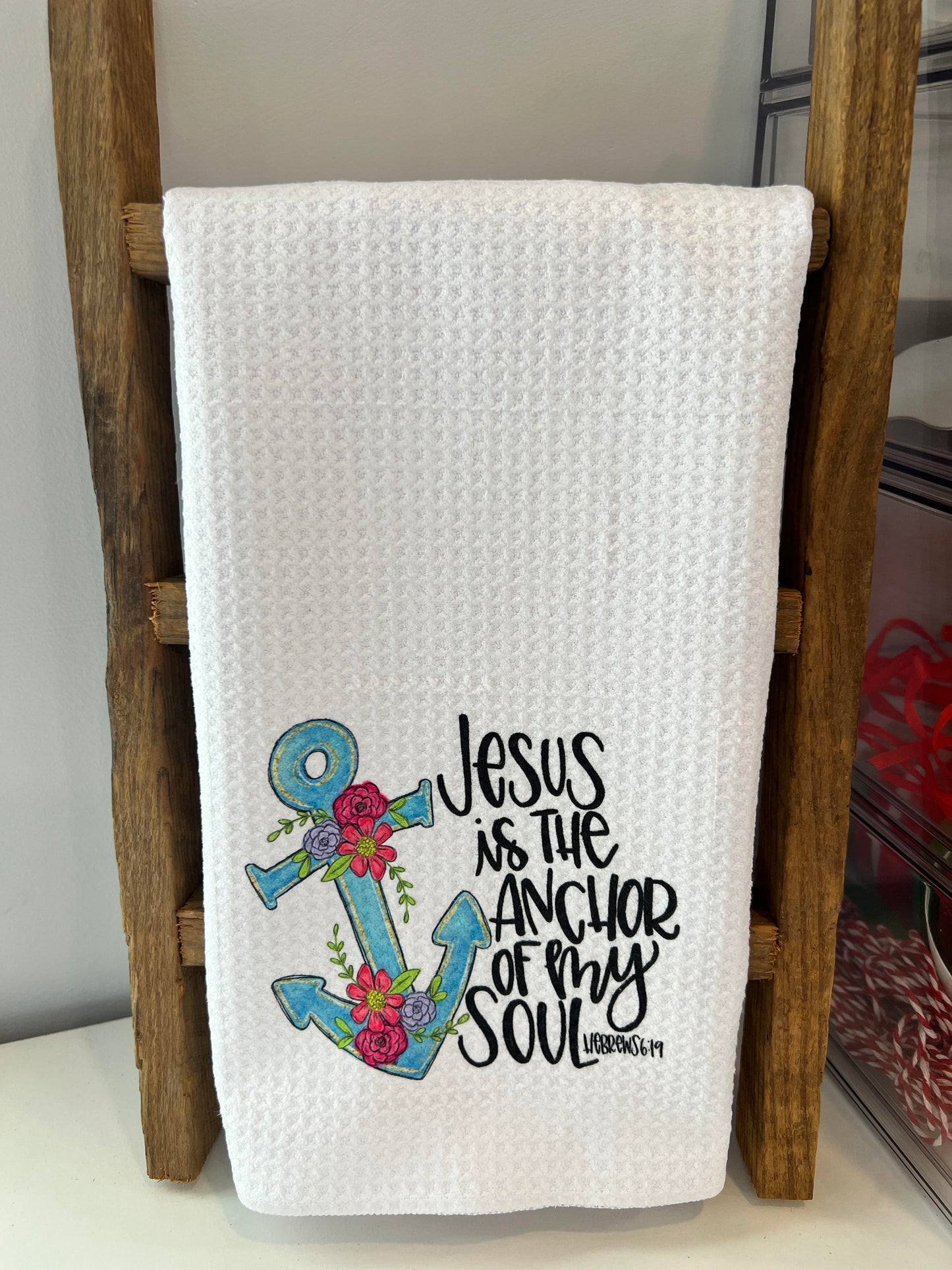 Jesus is the Anchor of my Soul Hand Towel