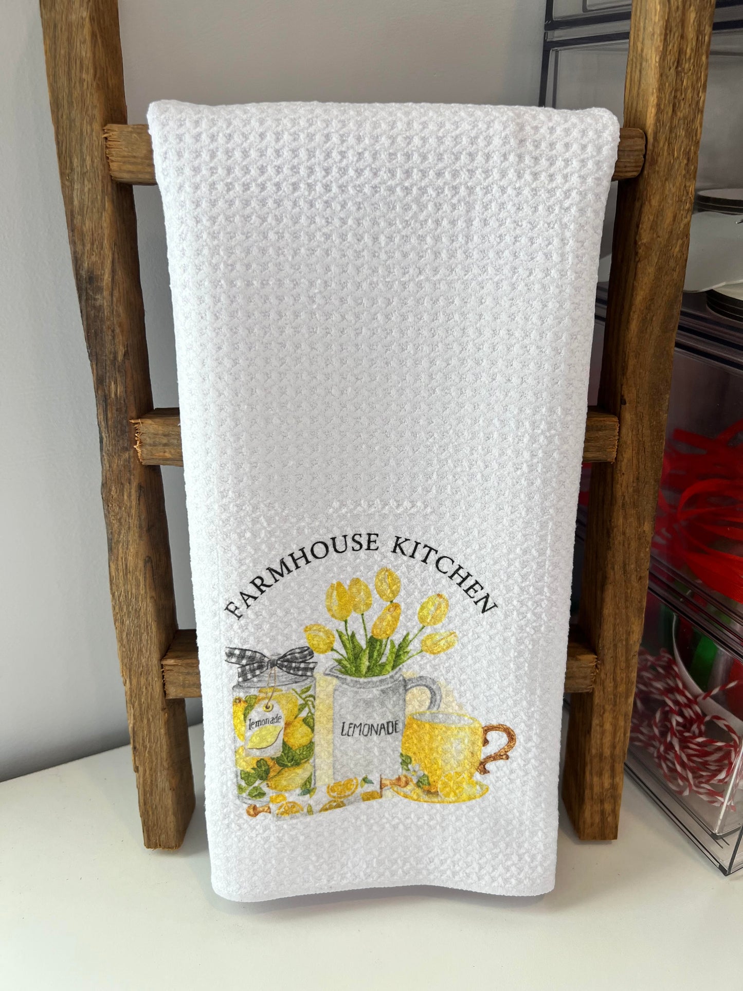 Farm House w/ Lemons Hand Towel