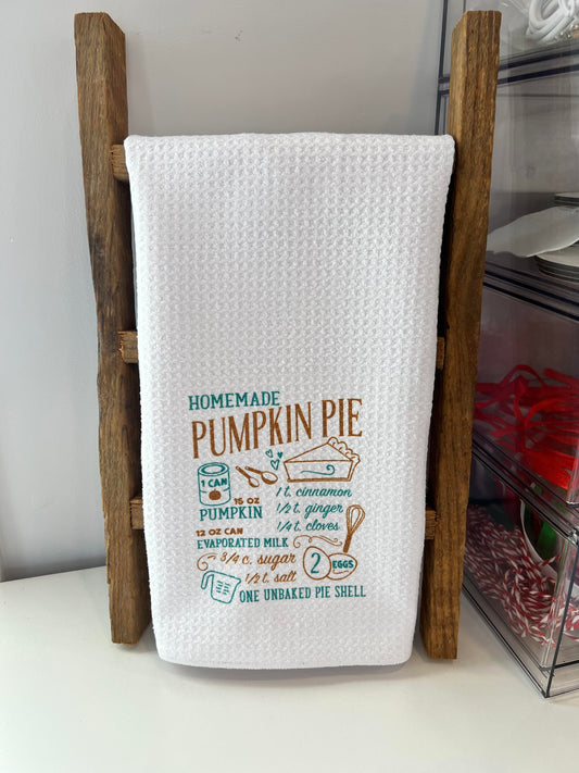 Pumpkin Pie Hand Towel