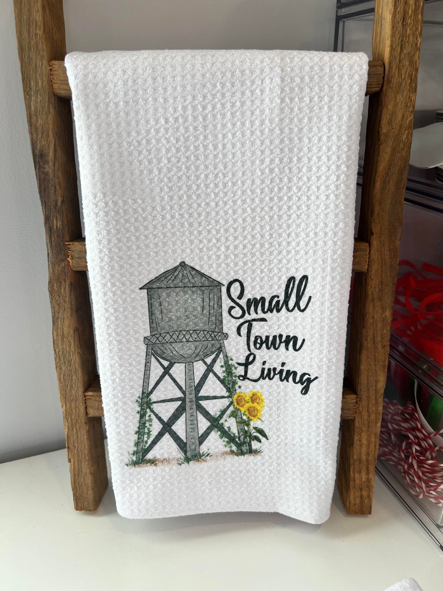 Small Town Living Hand Towel