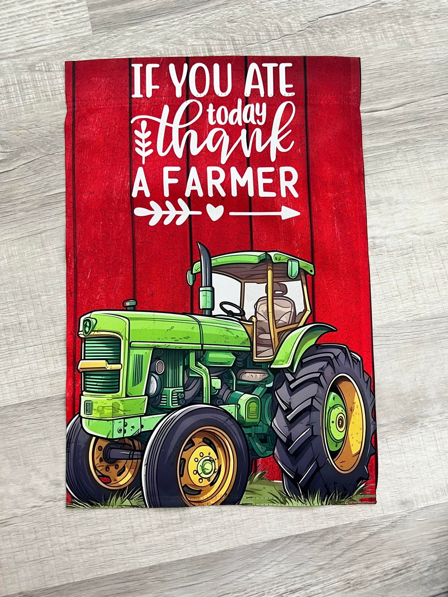 Thank A Farmer Garden Flag