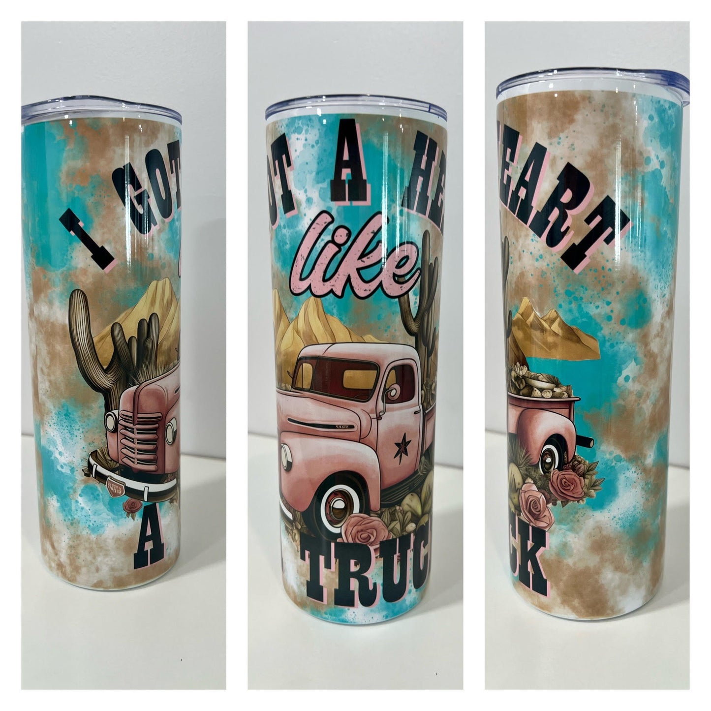 I Got a Heart like a Truck 20 OZ Tumbler