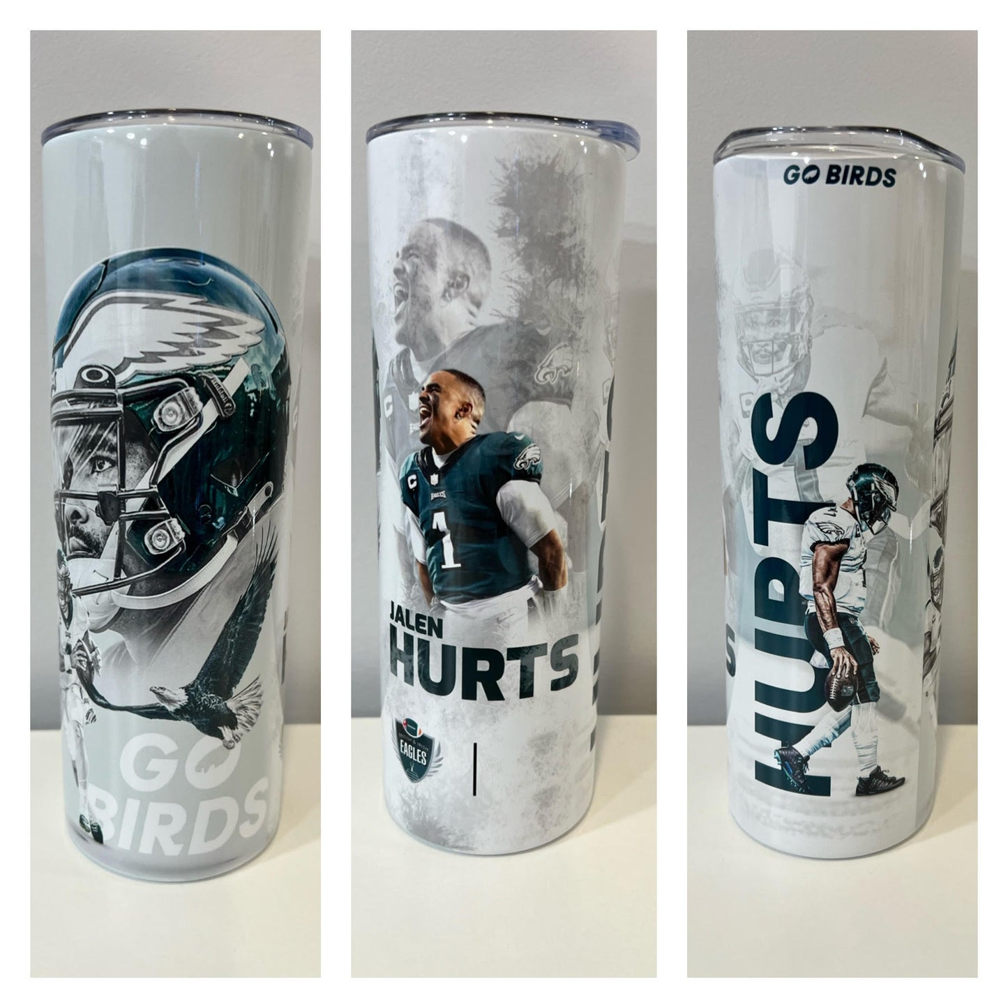 Jalen Hurts Eagles 20oz Tumbler