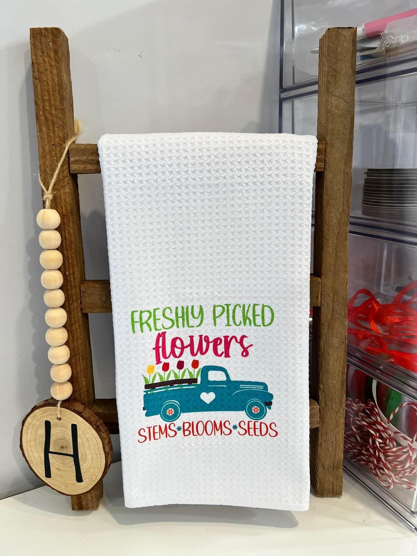 Freshly Picked Flowers Hand Towel