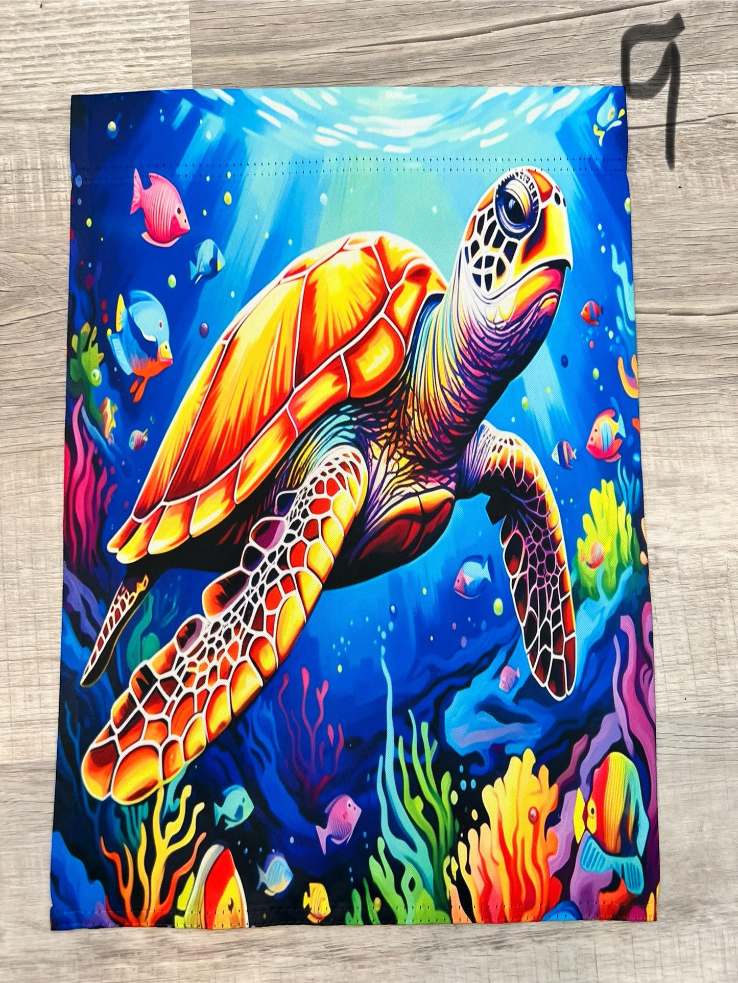 Sea Turtle Garden Flag
