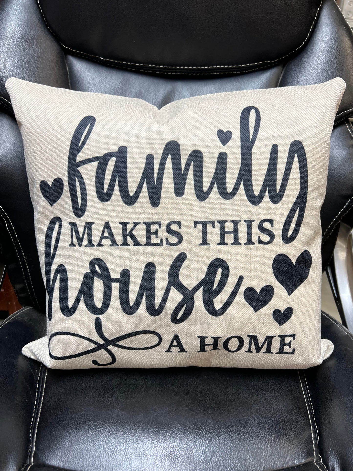 Family Makes This House Pillow Cover