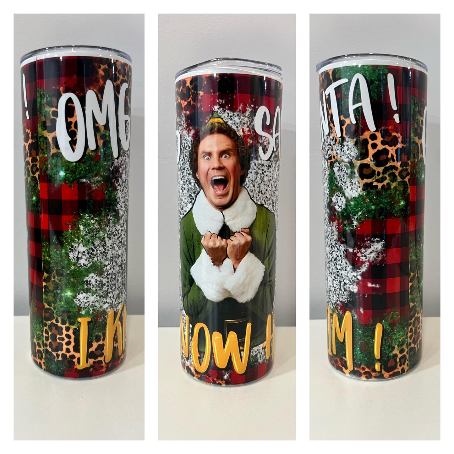 OMG SANTA I KNOW HIM 20oz Tumbler