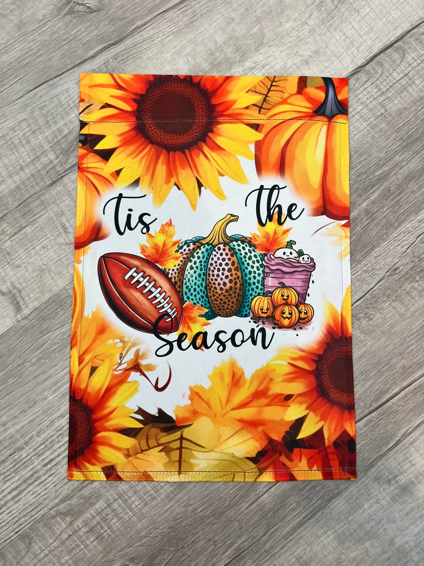 Tis The Season Fall Garden Flag