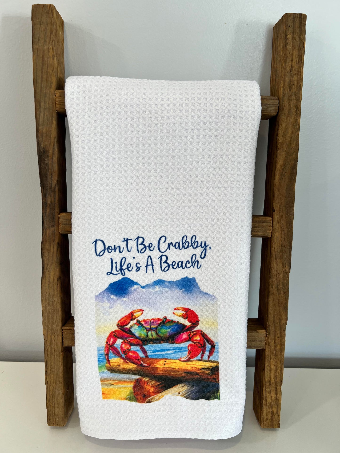 Don't Be Crabby Hand Towel