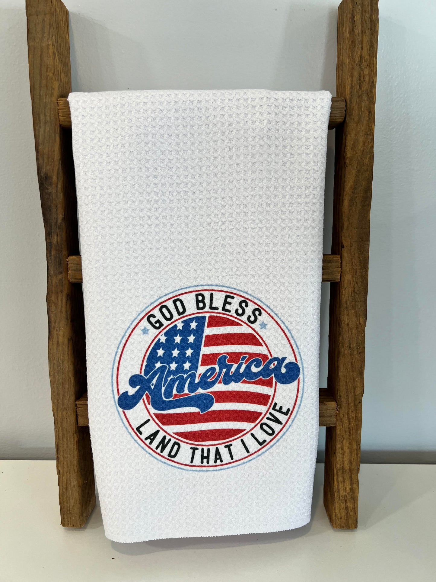 God Bless America Hand Towel