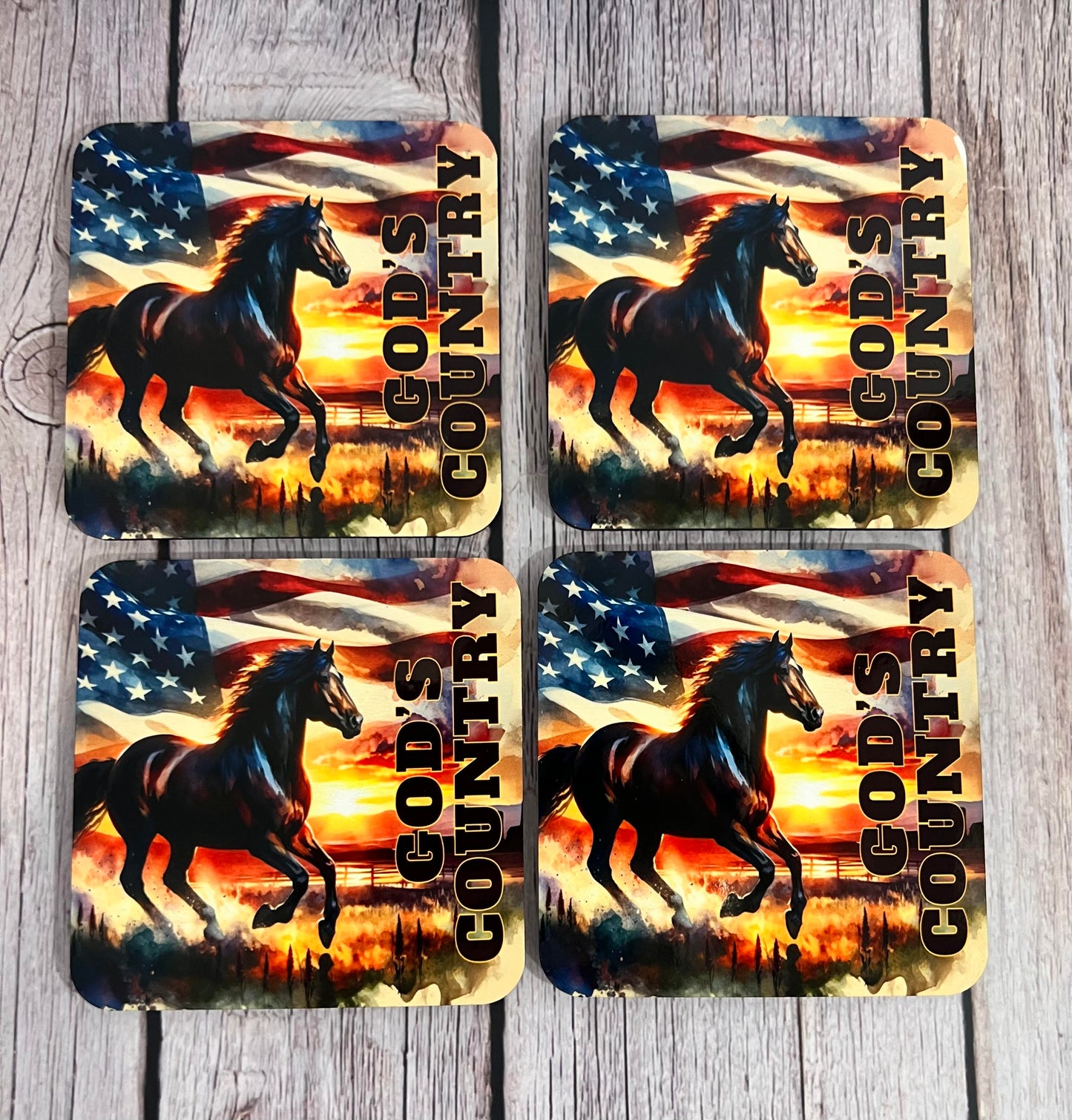 God's Country House Coasters