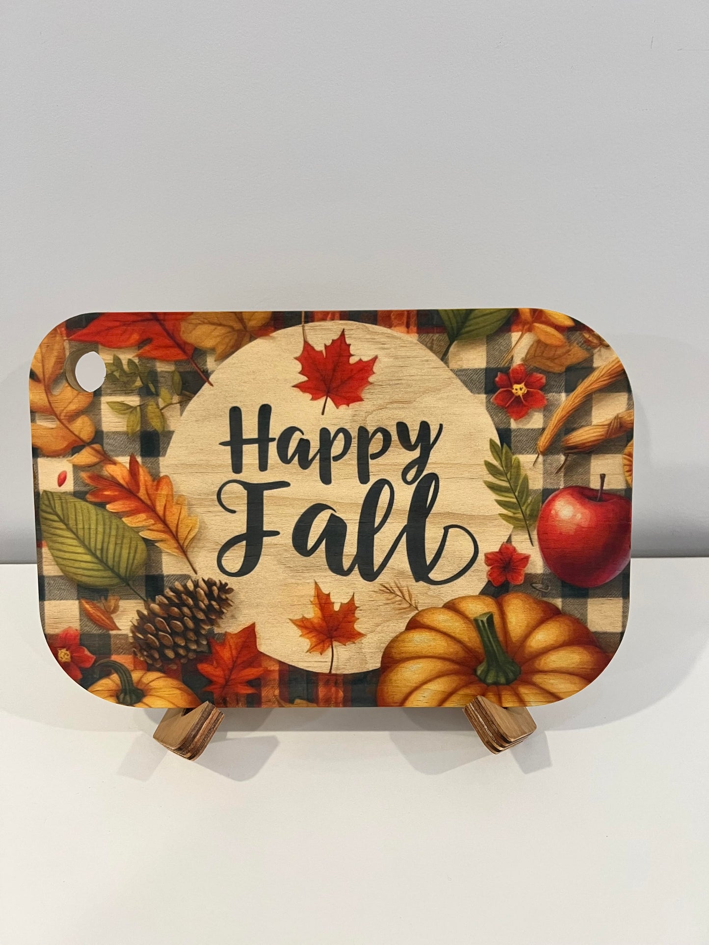 Happy Fall Decor Cutting Board