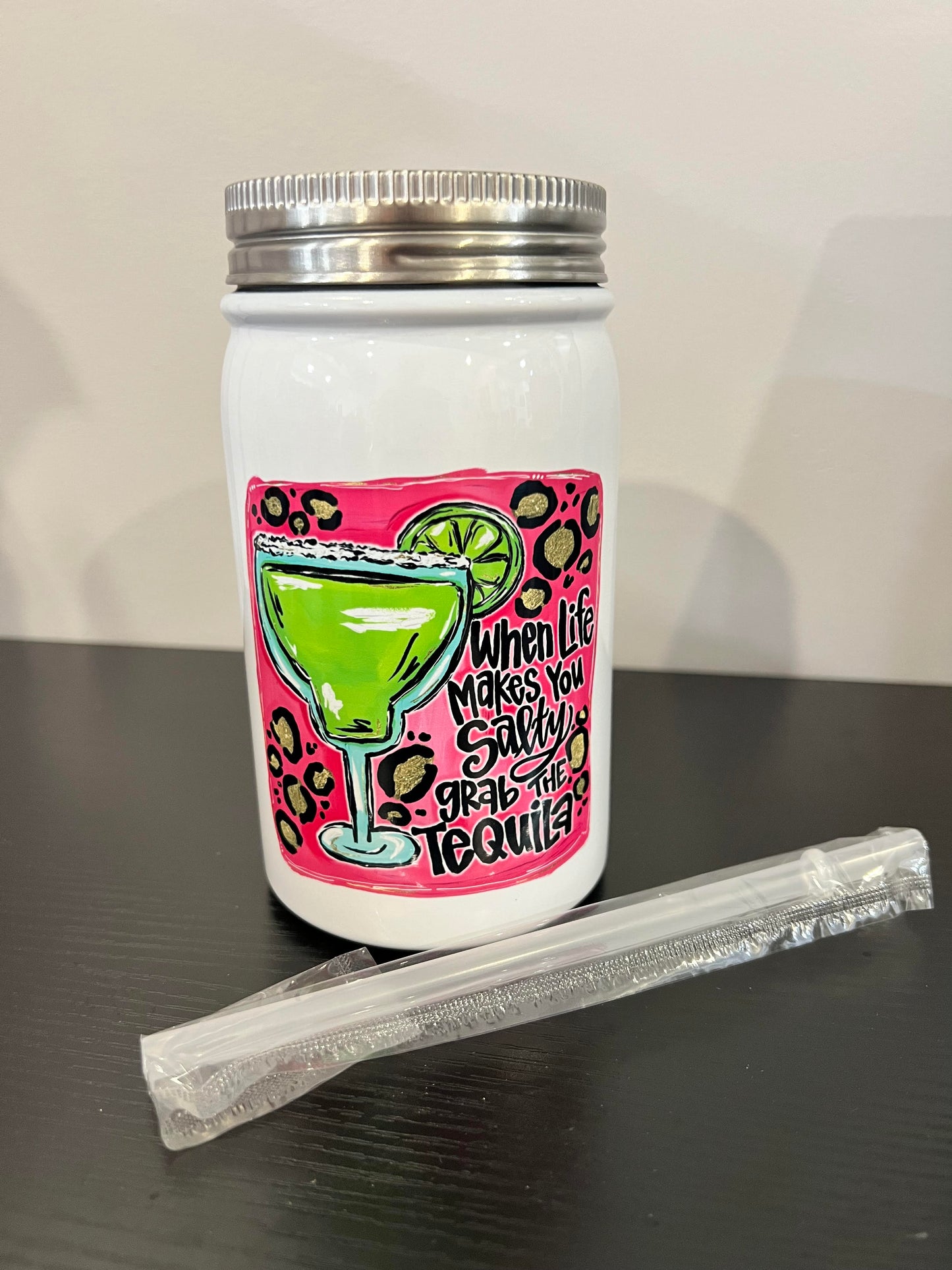 Margarita Mason Jar Cup