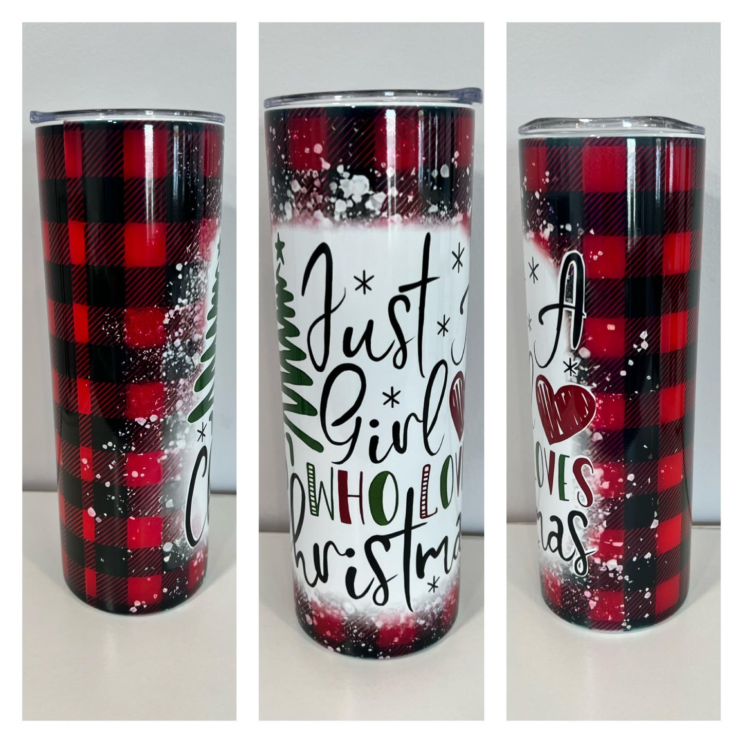 Just a Girl Who Loves Christmas 20oz Tumbler