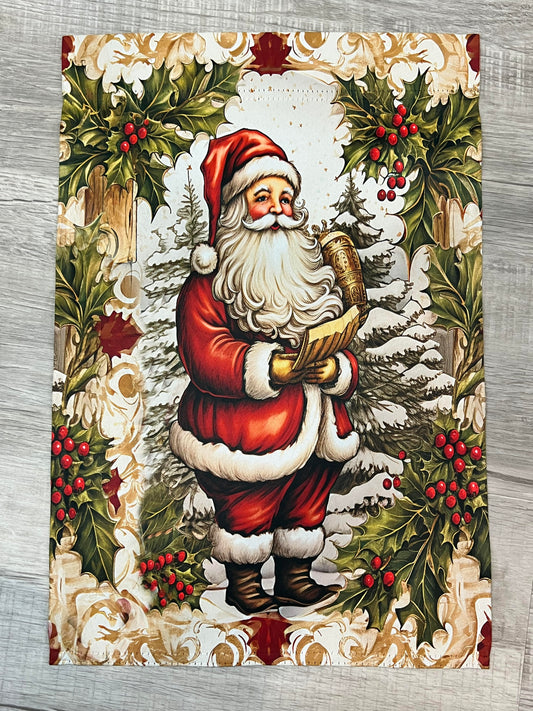 Santa Claus Garden Flag