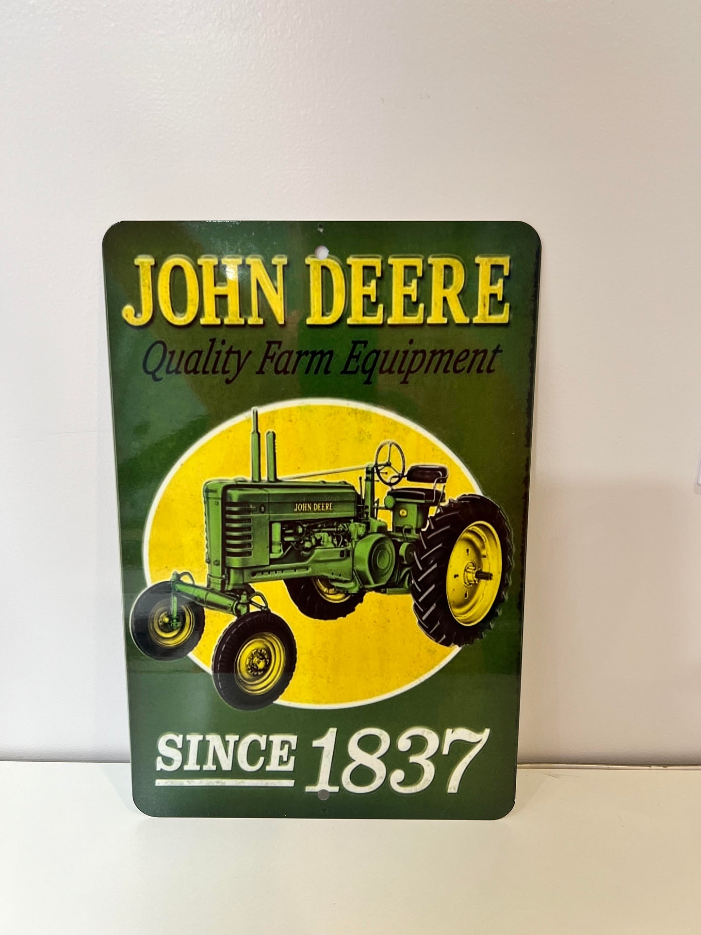 John Deere Since 1837 Metal Sign