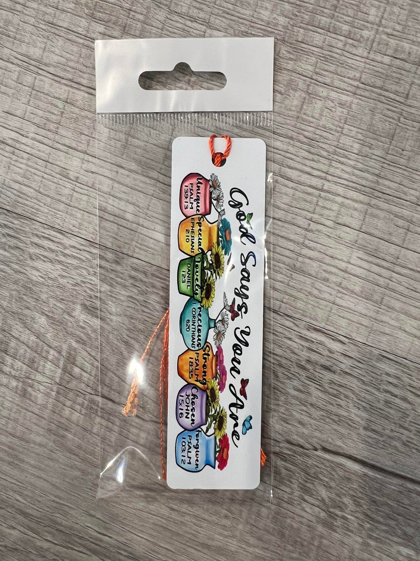 God says You are Metal Bookmark