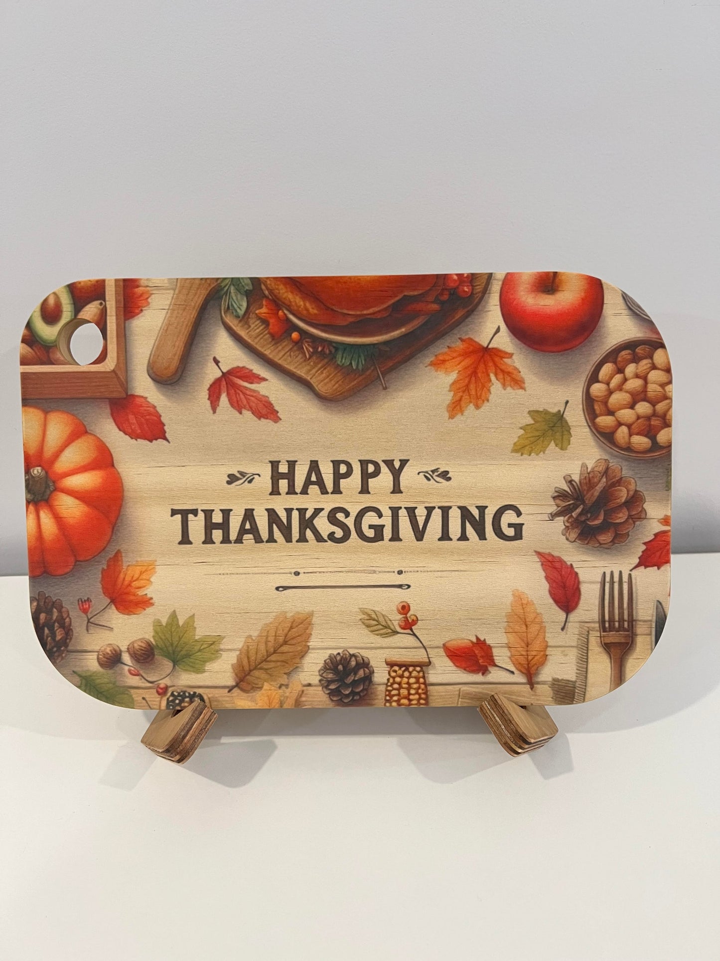 Happy Thanksgiving Decor Cutting Board