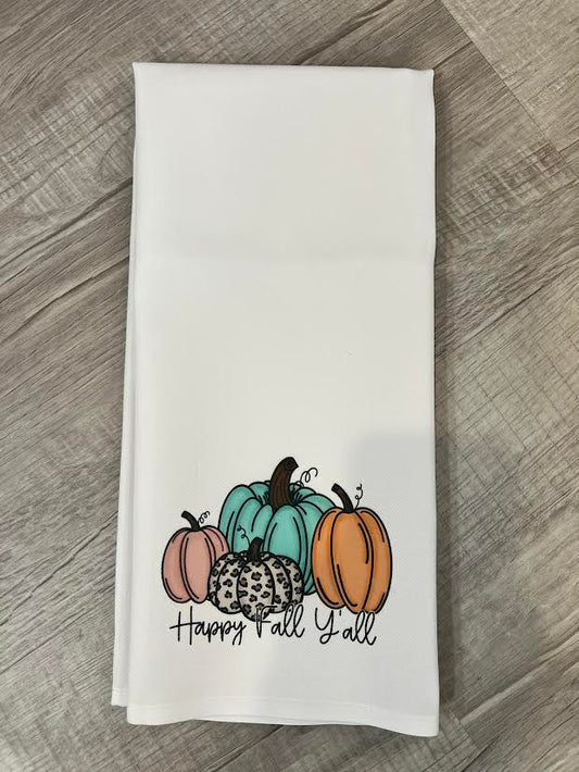 Happy Fall Yall Hand Towel