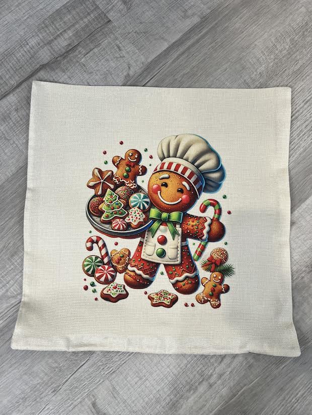 Gingerbread cookie Pillow Cover