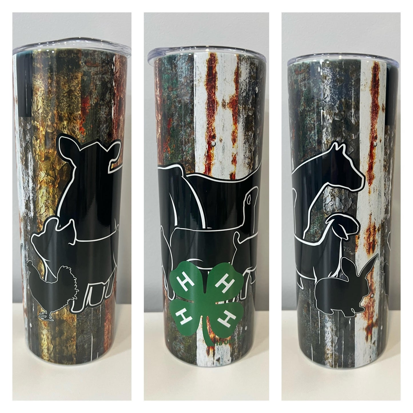 4-H Animal Tumbler