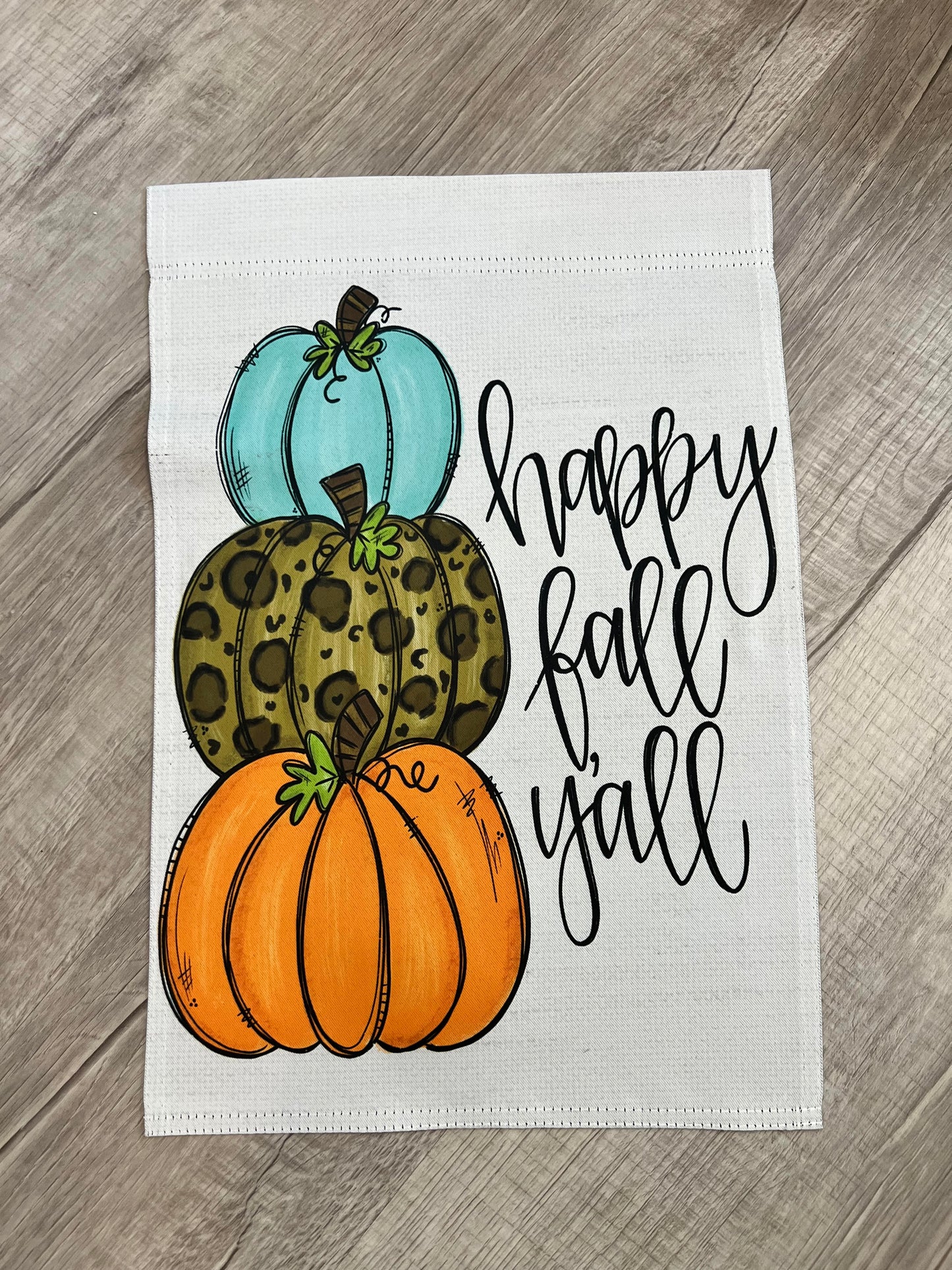 Happy Fall Yall Pumpkin Garden Flag