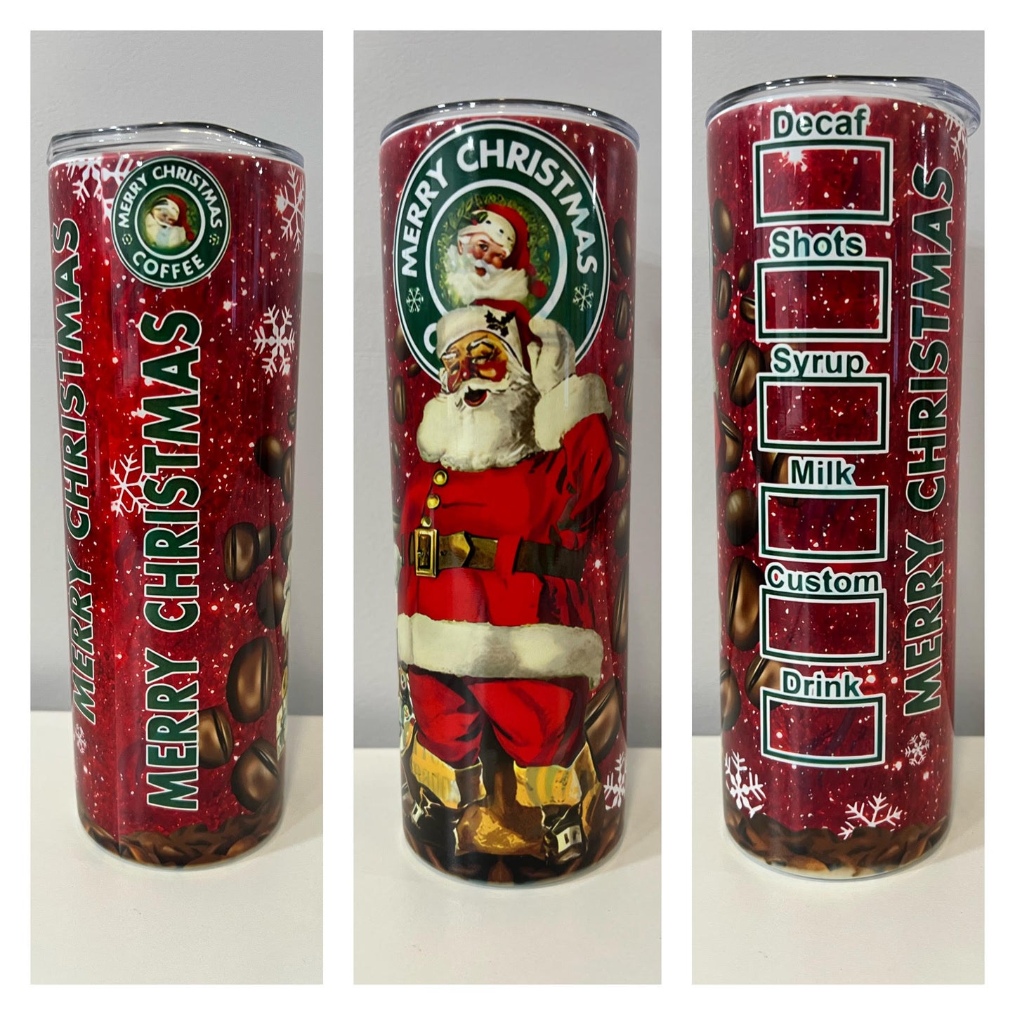 Merry Christmas Coffee 20oz Tumbler